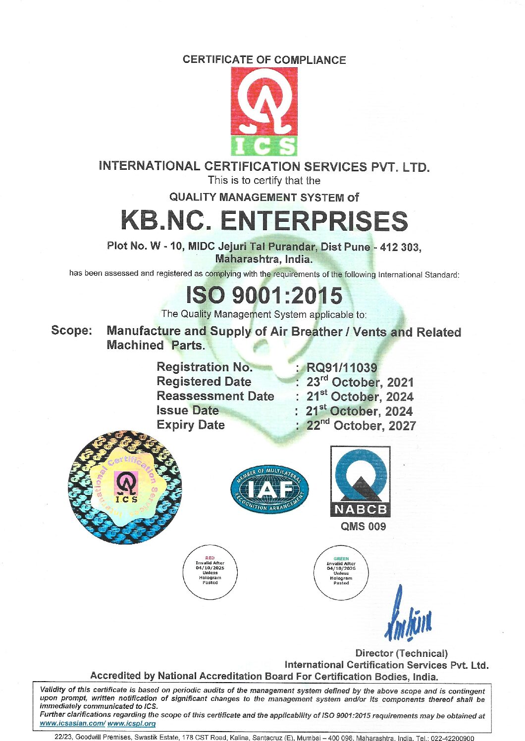 KBNC Axle Breathers